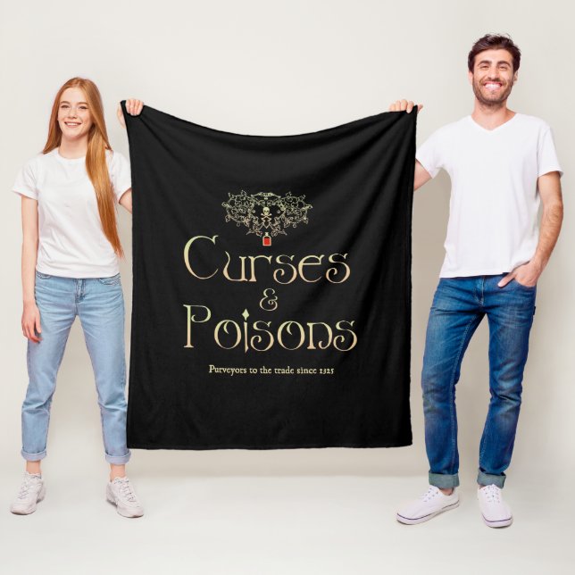 Curses and Poisons Fleece Blanket (In Situ)