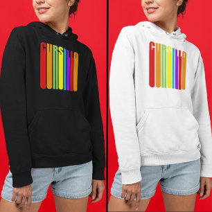 Cursillo Colourful Elongated Text Christian Faith Hoodie