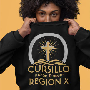 Cursillo Radiant Cross on Hill Diocese & Region Sweatshirt