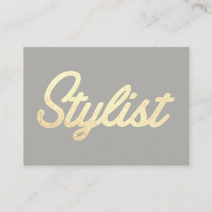 Cursive Stylist Large Business Card