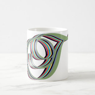 Cursive T's Coffee Mug