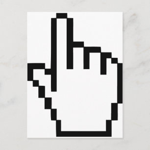 Cursor Click Hand Postcard
