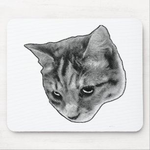 Cursor Guard, Feline Mouse Pad