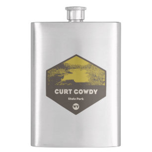 Curt Gowdy State Park Wyoming Hip Flask