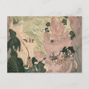 Curtain design for Nikolai Rimski-Korsakov's Postcard