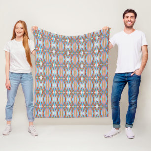 Curtain Pattern Fleece Blanket