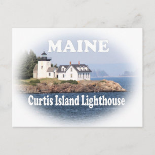Curtis Island Lighthouse Postcard