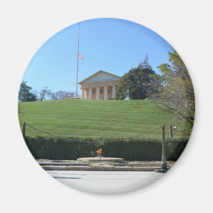 Curtis-Lee Mansion & JFK Flame Magnet