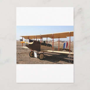 Curtiss Jenny Biplane Aircraft Postcard