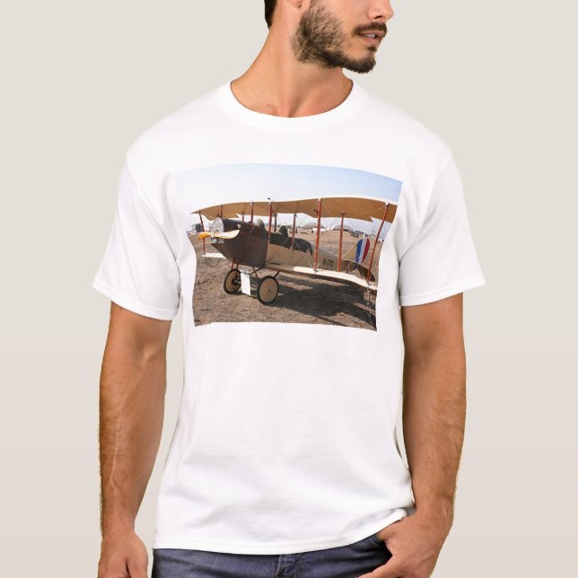 Curtiss Jenny Biplane Aircraft T-Shirt (Front)