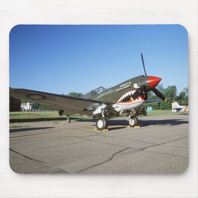 Curtiss P-40 Warhawk, at Minnesota CAF Air Show Mouse Pad (Front)