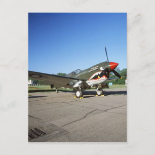 Curtiss P-40 Warhawk, at Minnesota CAF Air Show Postcard