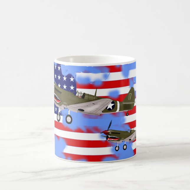 Curtiss P-40 Warhawk Mug (Center)