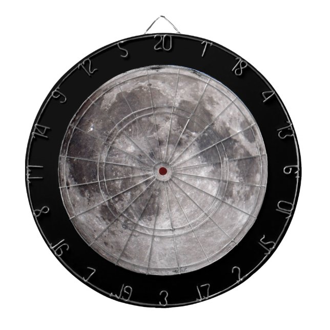 Curve of the Moon - Astronomer's Astronomy Dartboard (Front)