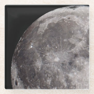 Curve of the Moon Astronomy Image Glass Coaster