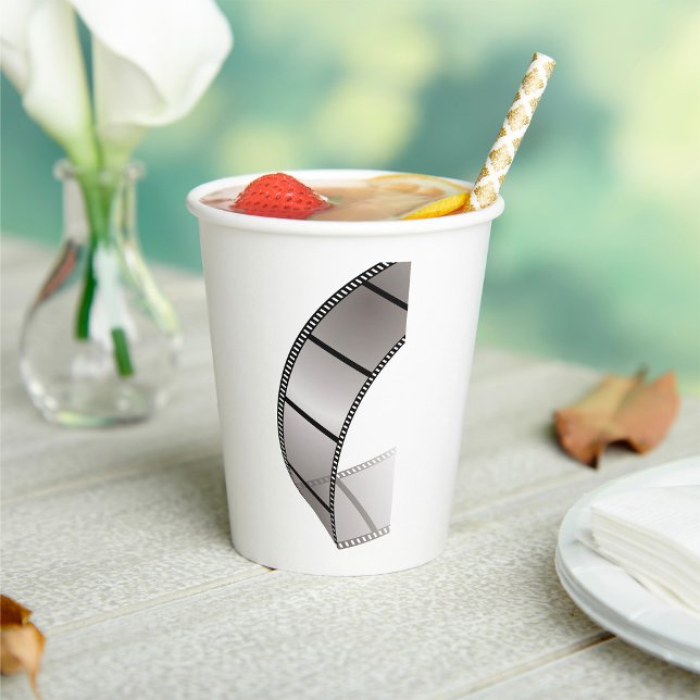 Curved Blank Film Strip Paper Cups (Creator Uploaded)