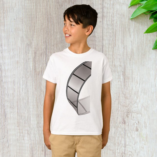 Curved Blank Film Strip T-Shirt (Creator Uploaded)