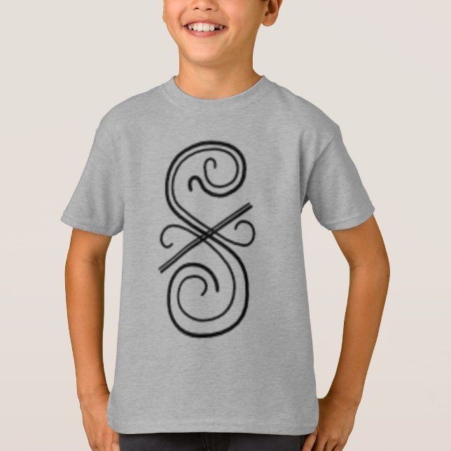 Curved Line Kid's Shirt (Front)