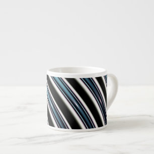 Curved Lines Close Up Of A Fractal Espresso Cup