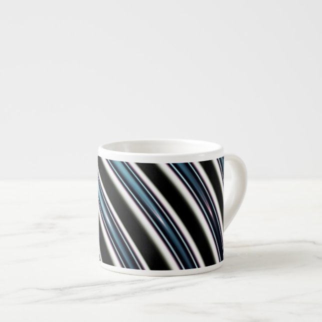 Curved Lines Close Up Of A Fractal Espresso Cup (Front Right)
