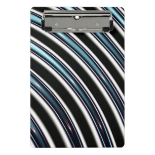 Curved Lines Close Up Of A Fractal Mini Clipboard