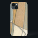 Curved Lines & Muted Earth Tones iPhone 13 Case<br><div class="desc">This amazing print by Norman Wyatt shows a number of geometric shapes created by smooth curved lines and coloured by muted earth tones. A stylish piece that would look great on a number of products. Order yours now!</div>