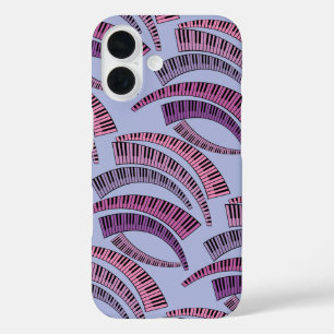 Curved Piano Keys iPhone 16 Case