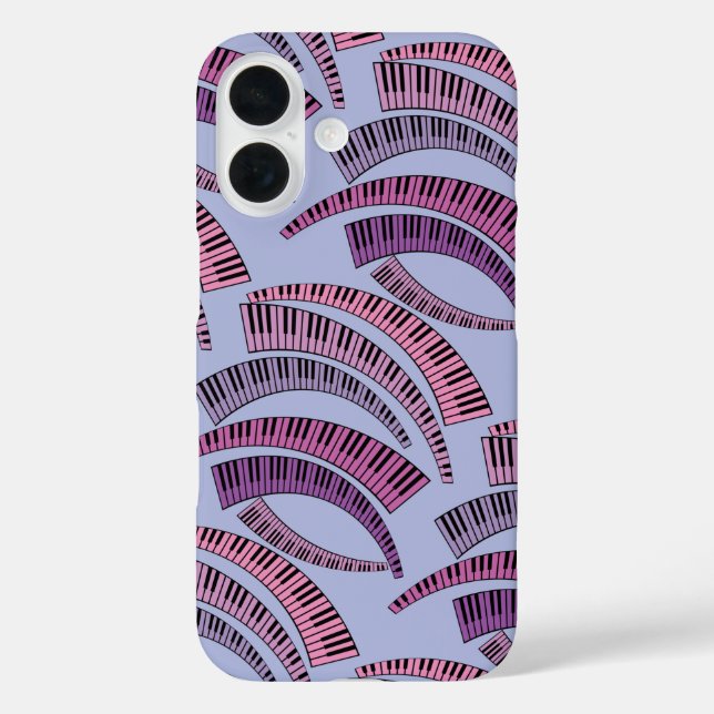 Curved Piano Keys Case-Mate iPhone Case (Back)