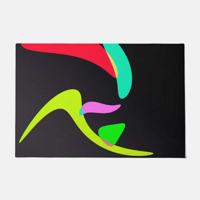 Curved shapes doormat (Front)