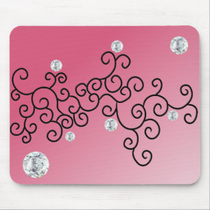 CURVES & DIAMONDS MOUSE PAD