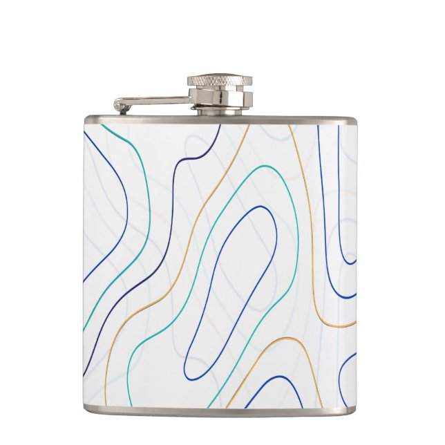 Curves Hip Flask (Front)