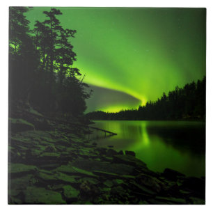 Curving Aurora Ceramic Tile