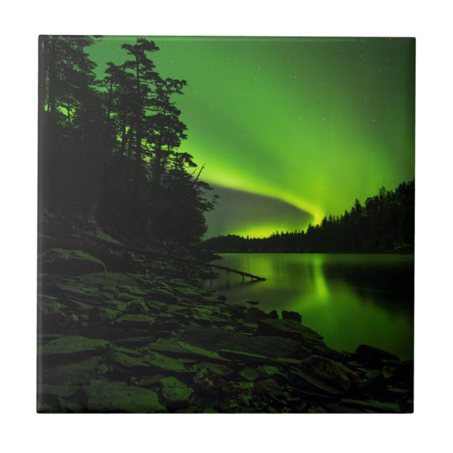 Curving Aurora Ceramic Tile (Front)