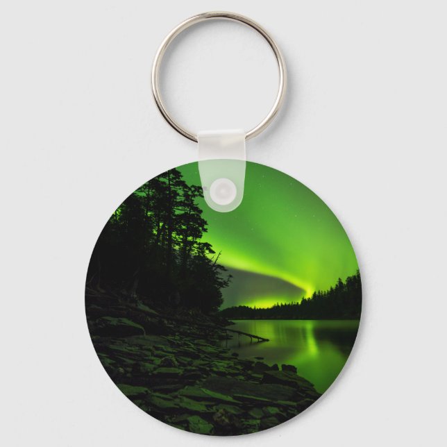 Curving Aurora Key Ring (Front)