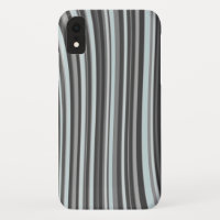 Curvy Lines in Cyan & Grey
