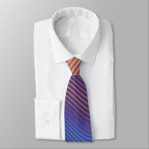 Curvy Stripes Fractal Tie