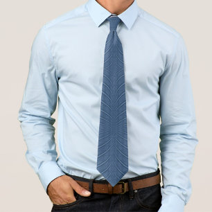 Curvy Trendy Blues Abstract Repeating Pattern Tie