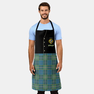 Cusack Irish Shield & Tartan Personalised Kilt  Apron