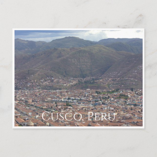cusco city peru postcard (Front)
