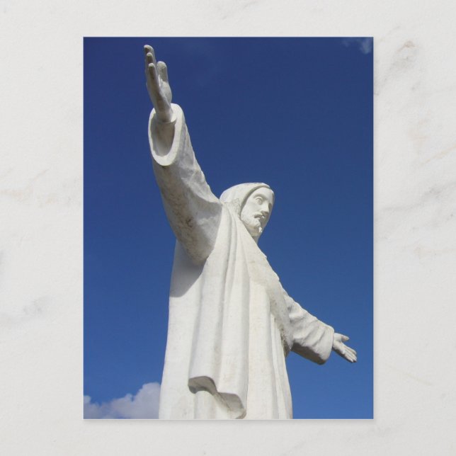cusco jesus statue postcard (Front)