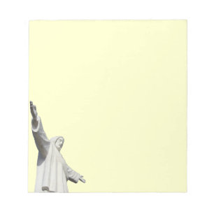 cusco jesus yellow notepad