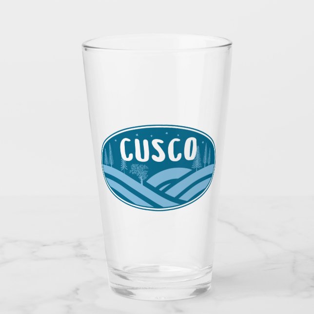 Cusco Peru Outdoors Glass (Front)