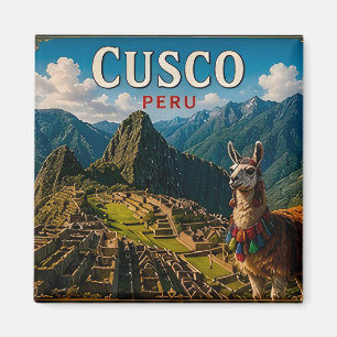 🧲 Cusco Peru Travel Keepsake For Adventure Trips  Magnet