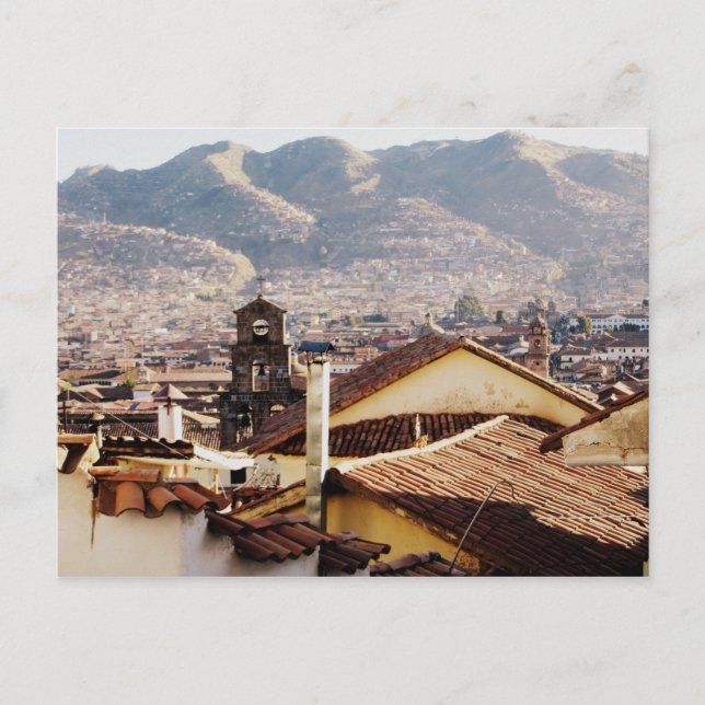 Cusco Skyline on Postcard (Front)