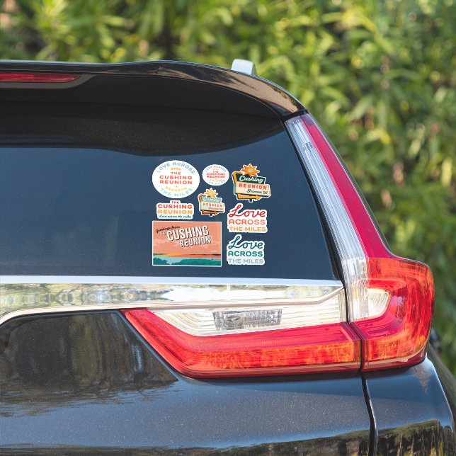 Cushing Sticker Collection (Car Side)