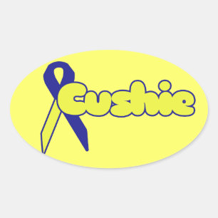 Cushings Diease Oval Sticker