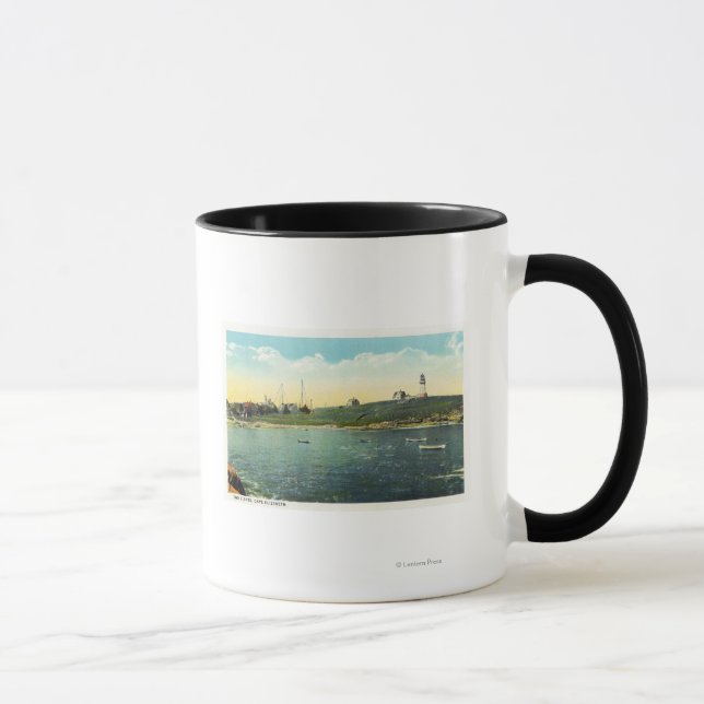 Cushing's Island View of White Head Mug (Right)