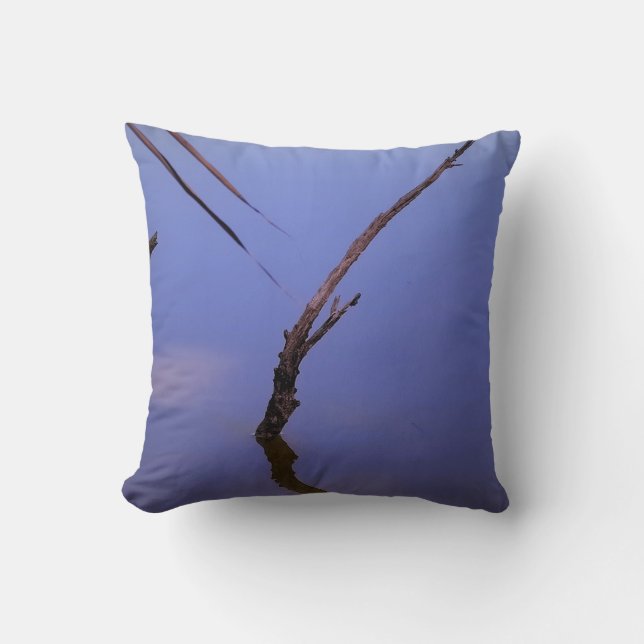 Cushion #1-Etang from Scamandre in Camargue. (Front)