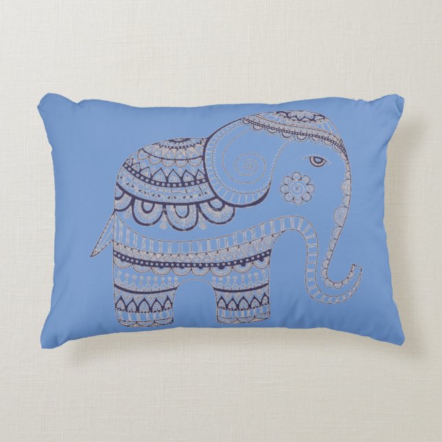 Cushion cotton collection elephant (Front)
