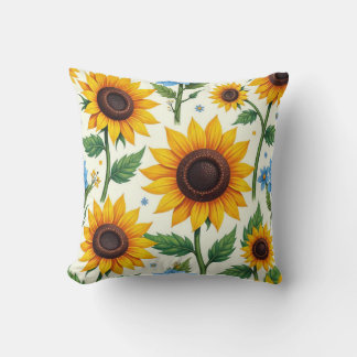 Cushion of Sunflowers